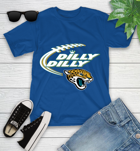 NFL Jacksonville Jaguars Dilly Dilly Football Sports Youth T-Shirt 9