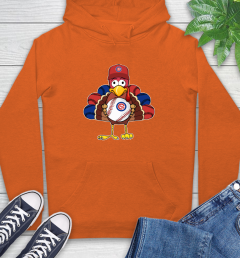 Chicago Cubs Turkey thanksgiving Hoodie 5