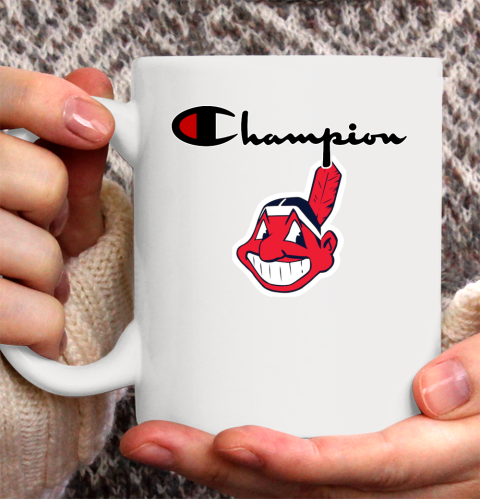 MLB Baseball Cleveland Indians Champion Shirt Ceramic Mug 15oz