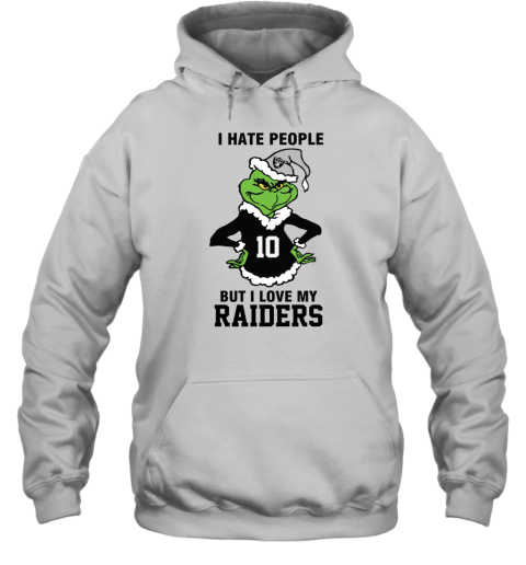 I Hate People But I Love My Raiders Las Vegas Raiders NFL Teams Hoodie