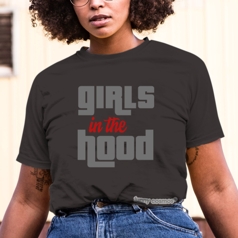 Jordan 1 Smoke Grey Matching Sneaker Tshirt For Woman For Girl Girls in the Hood White Jordan Shirt