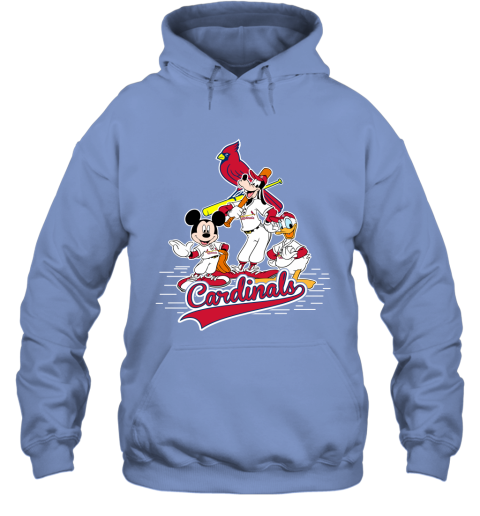 Disney St. Louis Cardinals Mickey Fan's Baseball Shirt Hoodie