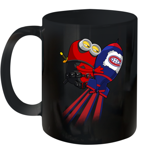 NHL Hockey Montreal Canadiens Deadpool Minion Marvel Shirt Ceramic Mug 11oz