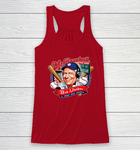 Bob Uecker  Mr Baseball Front Row Legend Funny Racerback Tank 3