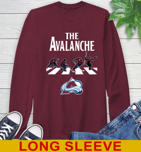 NHL Hockey Colorado Avalanche The Beatles Rock Band Shirt Long Sleeve T-Shirt 7