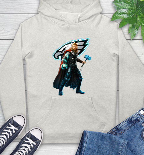 NFL Thor Avengers Endgame Football Philadelphia Eagles Hoodie 12