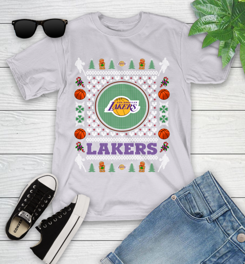 Los Angeles Lakers Merry Christmas NBA Basketball Loyal Fan Ugly Shirt 103