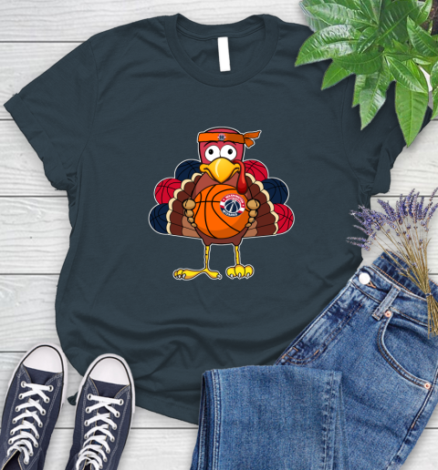Washington Wizards Turkey thanksgiving day Women's T-Shirt 8