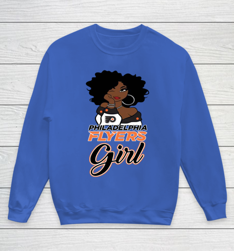 Philadelphia Flyers Girl NHL Youth Sweatshirt 8