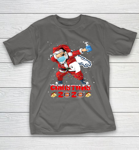 Denver Broncos Funny Santa Claus Dabbing Christmas 2020 NFL T-Shirt 8