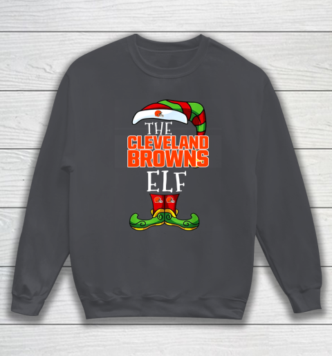 Cleveland Browns Christmas ELF Funny NFL Sweatshirt 4