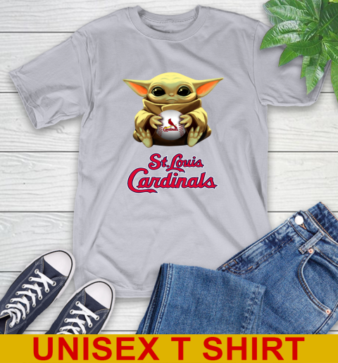 MLB Baseball St.Louis Cardinals Star Wars Baby Yoda Shirt 6