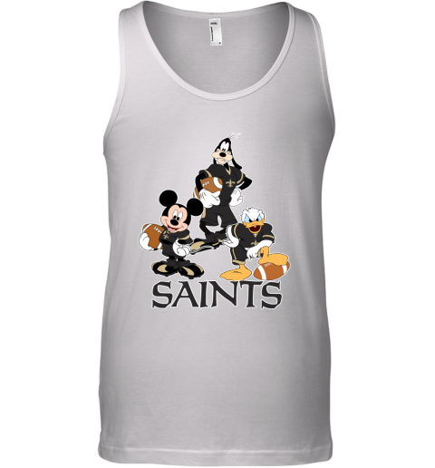 Mickey Donald Goofy The Three New Orleans Saints Football Tank Top