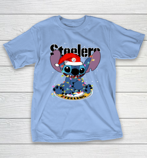 Pittsburgh Steelers NFL Football noel stitch Christmas T-Shirt 8