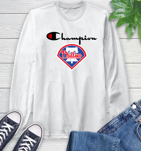 MLB Baseball Philadelphia Phillies Champion Shirt Long Sleeve T-Shirt