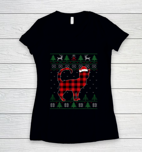 Cat Red Plaid Family Matching Christmas Pajamas Gift T-Shirt Cat Red Plaid Family Matching Christmas Pajamas Gift T-Shirt