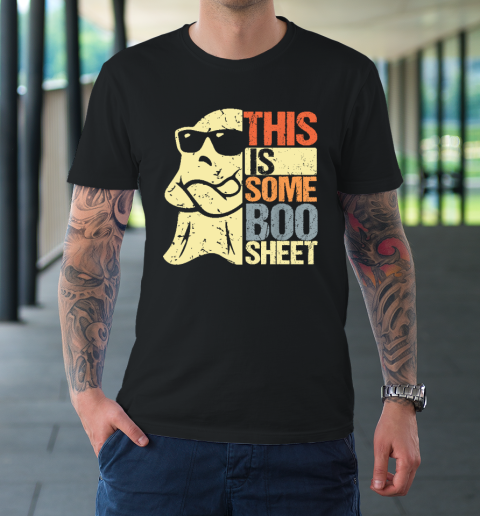 Halloween Costume This Is Some Boo Sheet Ghost Retro T-Shirt 1