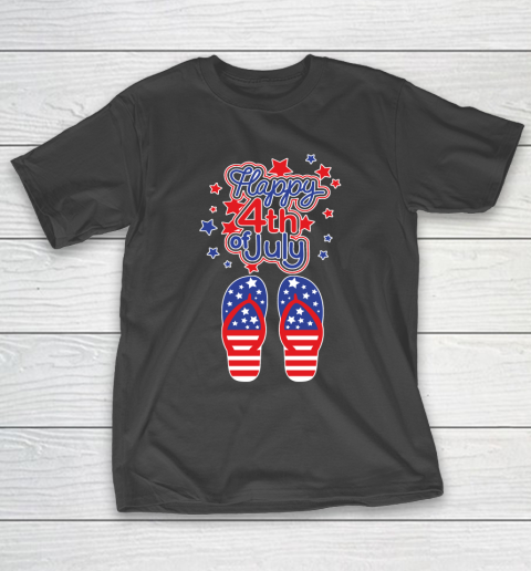 July 4th USA Independence Flip Flap T-Shirt