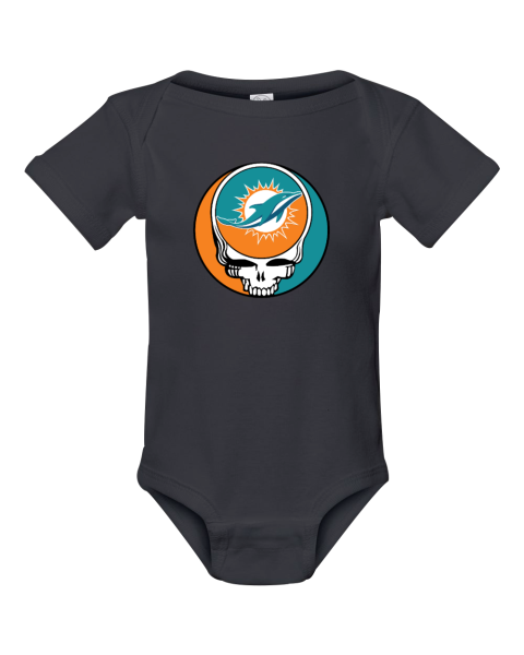 Miami Dolphins x Grateful Dead Infant Baby Rib Bodysuit