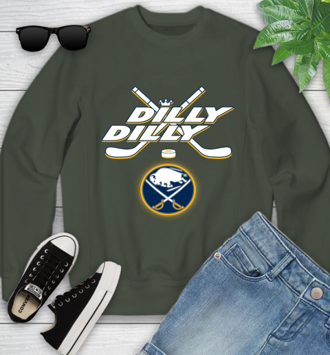 NHL Buffalo Sabres Dilly Dilly Hockey Sports Youth Sweatshirt 10