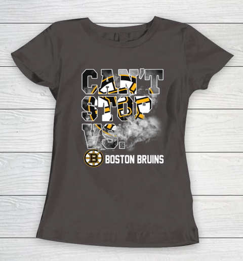 NHL Boston Bruins Hockey Can't Stop Vs Women's T-Shirt 7