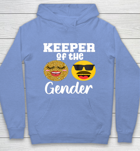Keeper of the Gender Staches or Lashes Gender Reveal Party Hoodie 8