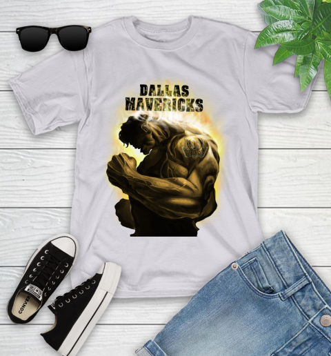 Dallas Mavericks NBA Basketball Hulk Marvel Avengers Sports Youth T-Shirt 4