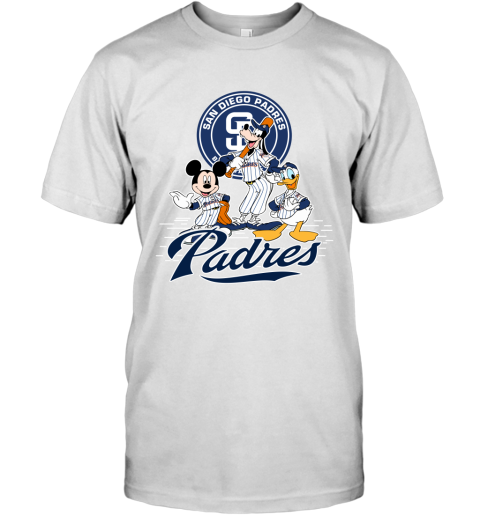 MLB San Diego Padres Mickey Mouse Donald Duck Goofy Baseball T Shirt