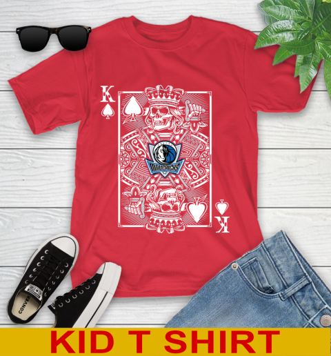 Dallas Mavericks NBA Basketball The King Of Spades Death Cards Shirt Youth T-Shirt 11