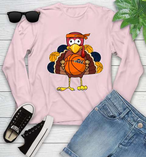 Utah Jazz Turkey thanksgiving day Youth Long Sleeve 10