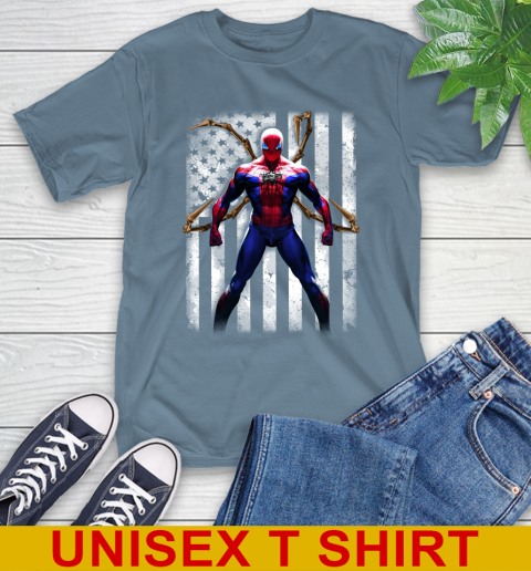 NHL Hockey Dallas Stars Spider Man Avengers Marvel American Flag Shirt T-Shirt 9 NHL Hockey Dallas Stars Spider Man Avengers Marvel American Flag Shirt T-Shirt - Image 9