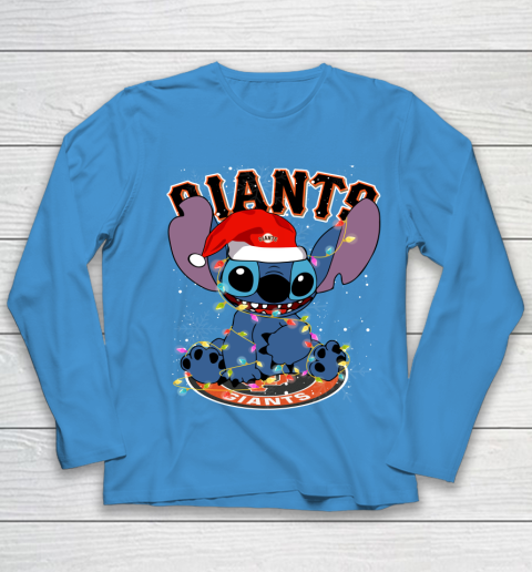 San Francisco Giants MLB noel stitch Baseball Christmas Youth Long Sleeve 4