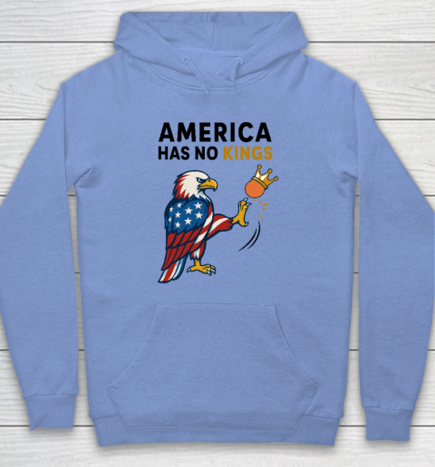 America Has No Kings Eagle Kick Orange Anti Trump Hoodie 7