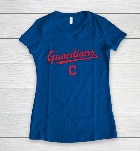 Cleveland Guardians t shirt  Cleveland Indians shirt Women's V-Neck T-Shirt 9