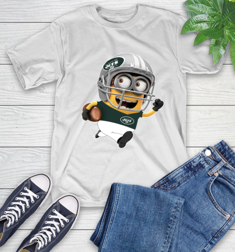 NFL New York Jets Minions Disney Football Sports T-Shirt