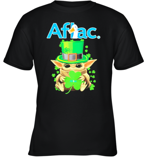 Aflac Baby Yoda St.Patricks Day Youth T-Shirt