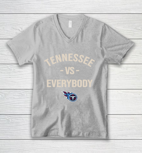 Tennessee Titans Vs Everybody V-Neck T-Shirt - Image 4