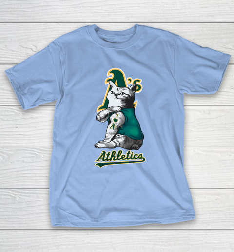 MLB Baseball My Cat Loves Oakland Athletics T-Shirt 10