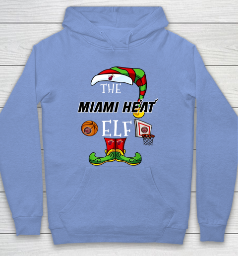 Miami Heat Christmas ELF Funny NBA Hoodie 8