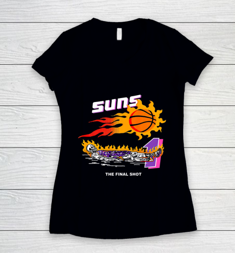 Phoenixes Suns Devin Booker Maillot The Valley City Jersey Funny Women's V-Neck T-Shirt