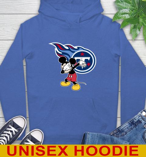 Tennessee Titans NFL Football Dabbing Mickey Disney Sports Hoodie 9