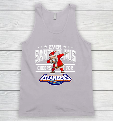 New York Islanders Even Santa Claus Cheers For Christmas NHL Tank Top 3