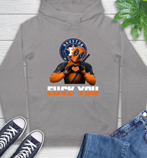 MLB Houston Astros Deadpool Love You Fuck You Baseball Sports Hoodie 6