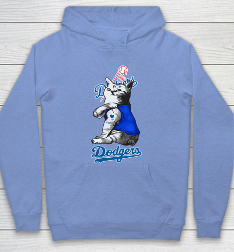 MLB Baseball My Cat Loves Los Angeles Dodgers Hoodie 8