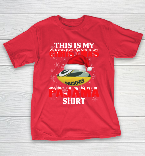 Green Bay Packers This Is My Christmas Pajama Shirt NFL T-Shirt 9