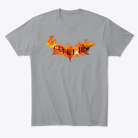 29xk edmonton oilers batman logo dc classic t shirt 2 front sport grey