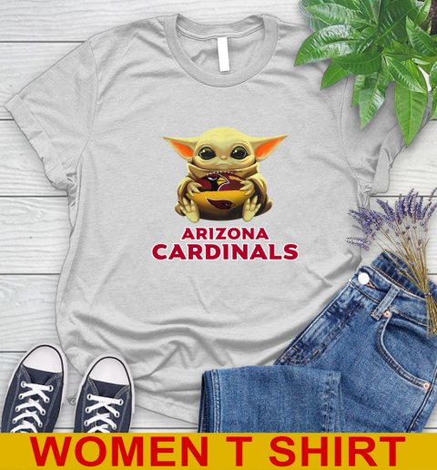 NFL Football Arizona Cardinals Baby Yoda Star Wars Shirt Women's T-Shirt