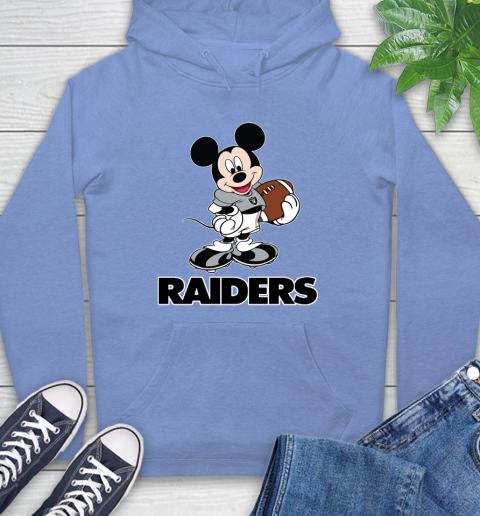 NFL Football Oakland Raiders Cheerful Mickey Mouse Shirt Hoodie 12