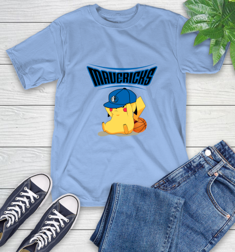 NBA Pikachu Basketball Sports Dallas Mavericks T-Shirt 11