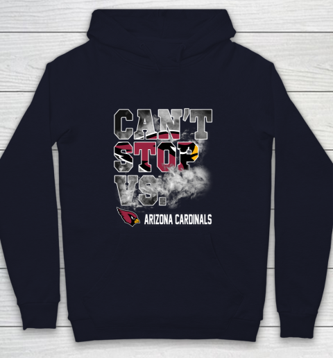 NFL Arizona Cardinals Football Can't Stop Vs Youth Hoodie 2